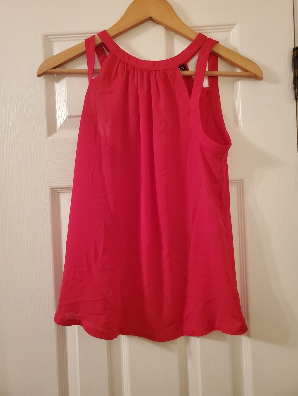 Express Womens XS Sleeveless Top Pink Preowned